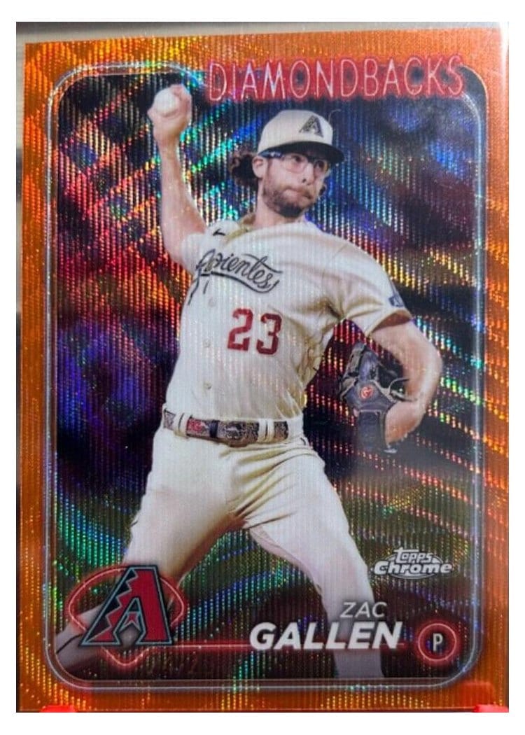 2024 Topps Chrome Base Set Zac Gallen #147 card