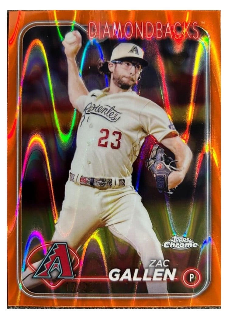 2024 Topps Chrome Base Set Zac Gallen #147 card