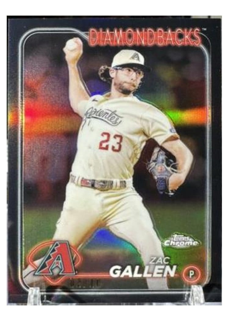 2024 Topps Chrome Base Set Zac Gallen #147 card
