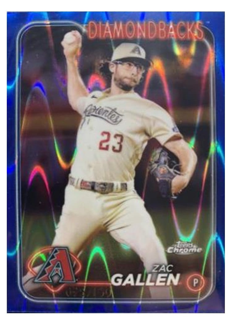 2024 Topps Chrome Base Set Zac Gallen #147 card