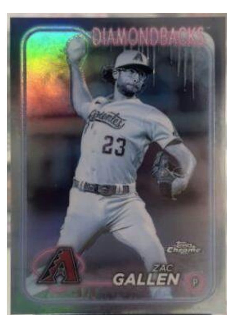 2024 Topps Chrome Base Set Zac Gallen #147 card
