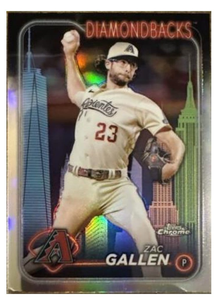 2024 Topps Chrome Base Set Zac Gallen #147 card