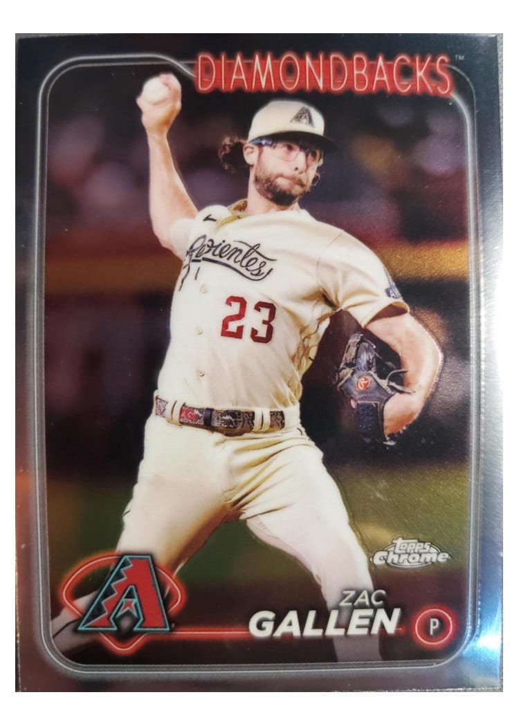 2024 Topps Chrome Base Set Zac Gallen #147 card