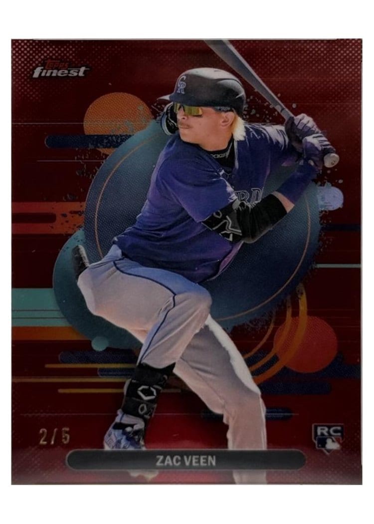 2025 Finest Base Set Zac Veen #192 card