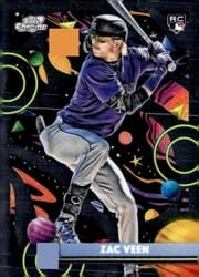 2025 Topps Cosmic Chrome Base Set Zac Veen #93 card