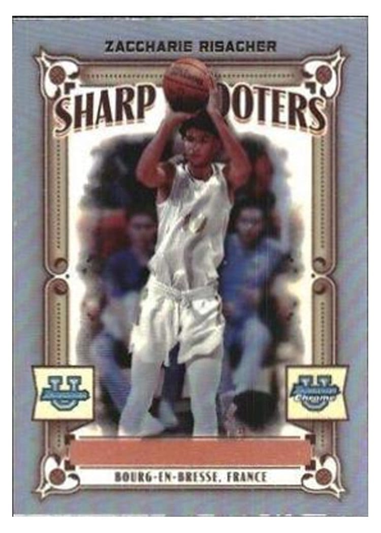 2023-24 Bowman University Chrome Sharp Shooters Zaccharie Risacher #SS-4 card