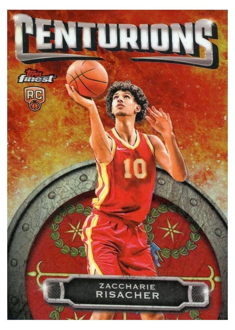 2024-25 Finest Centurions Zaccharie Risacher #C-18 card