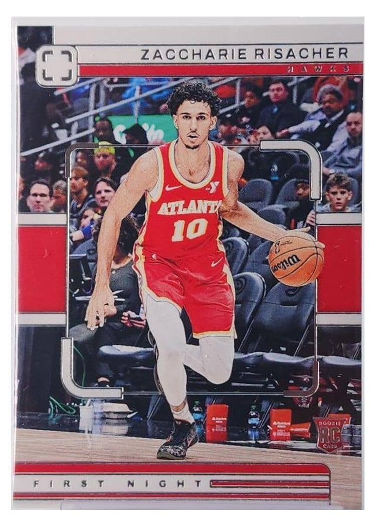 2024-25 Panini Photogenic First Night Set Zaccharie Risacher #8 card