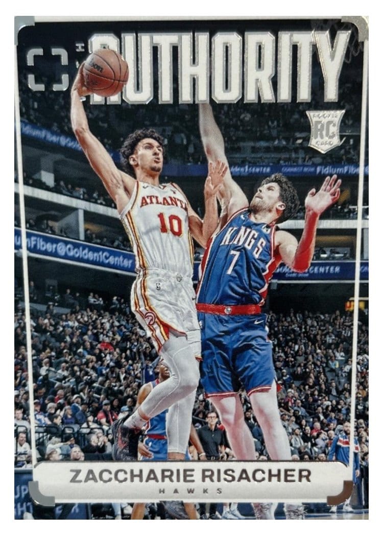2024-25 Panini Photogenic With Authority Set Zaccharie Risacher #10 card