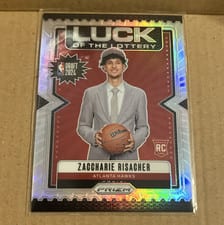 2024-25 Panini Prizm Luck of the Lottery Zaccharie Risacher #10 card