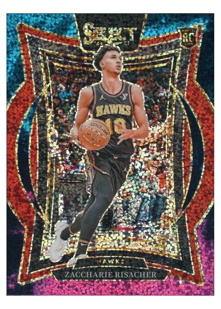 2024-25 Panini Select Base Set Zaccharie Risacher #86 card