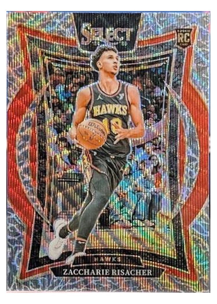 2024-25 Panini Select Base Set Zaccharie Risacher #86 card