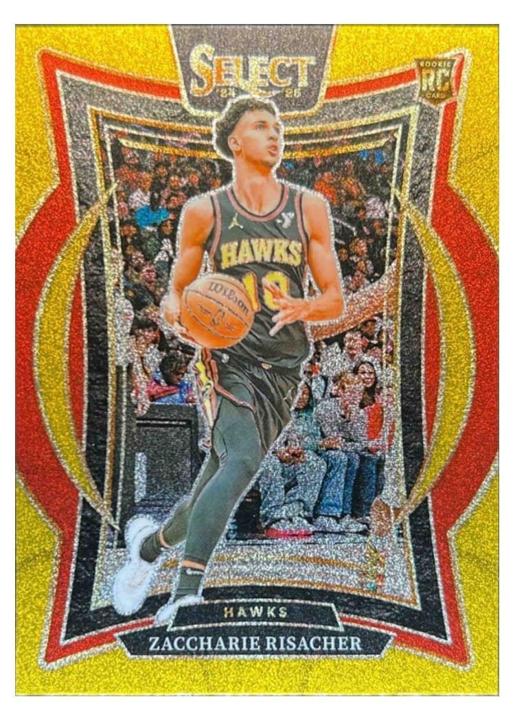 2024-25 Panini Select Base Set Zaccharie Risacher #86 card
