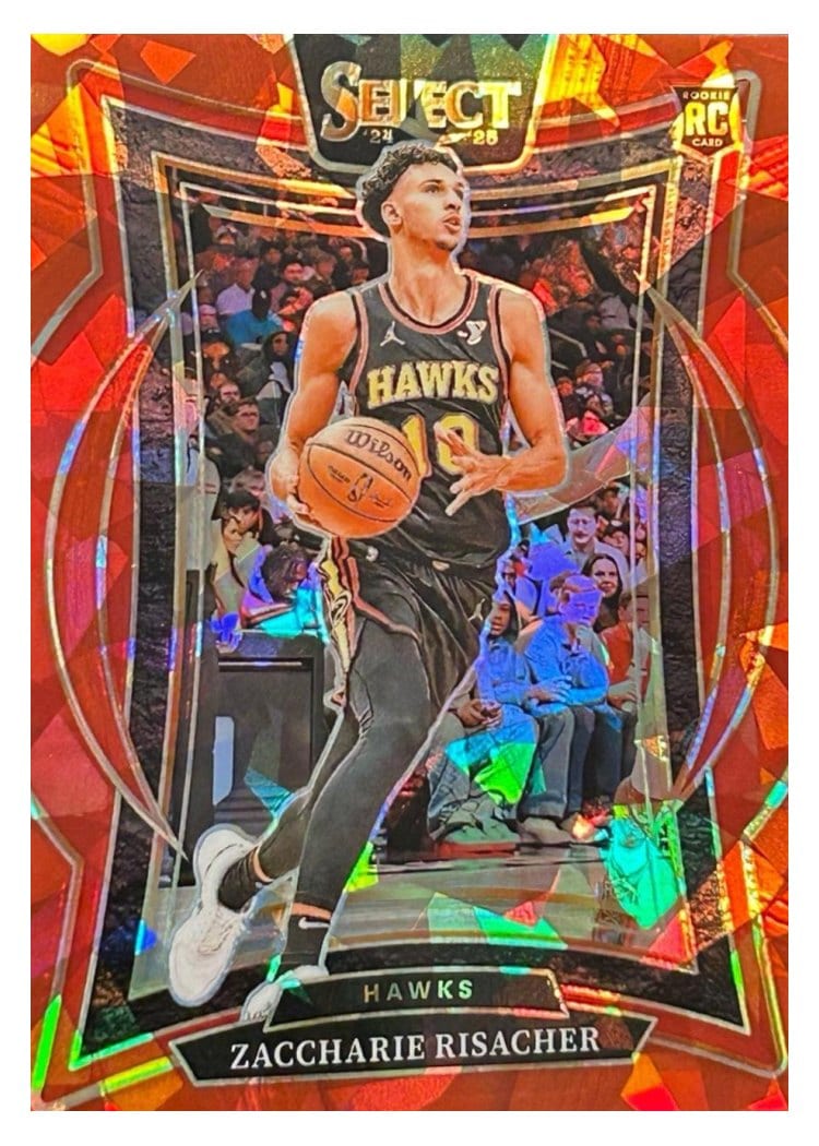 2024-25 Panini Select Base Set Zaccharie Risacher #86 card