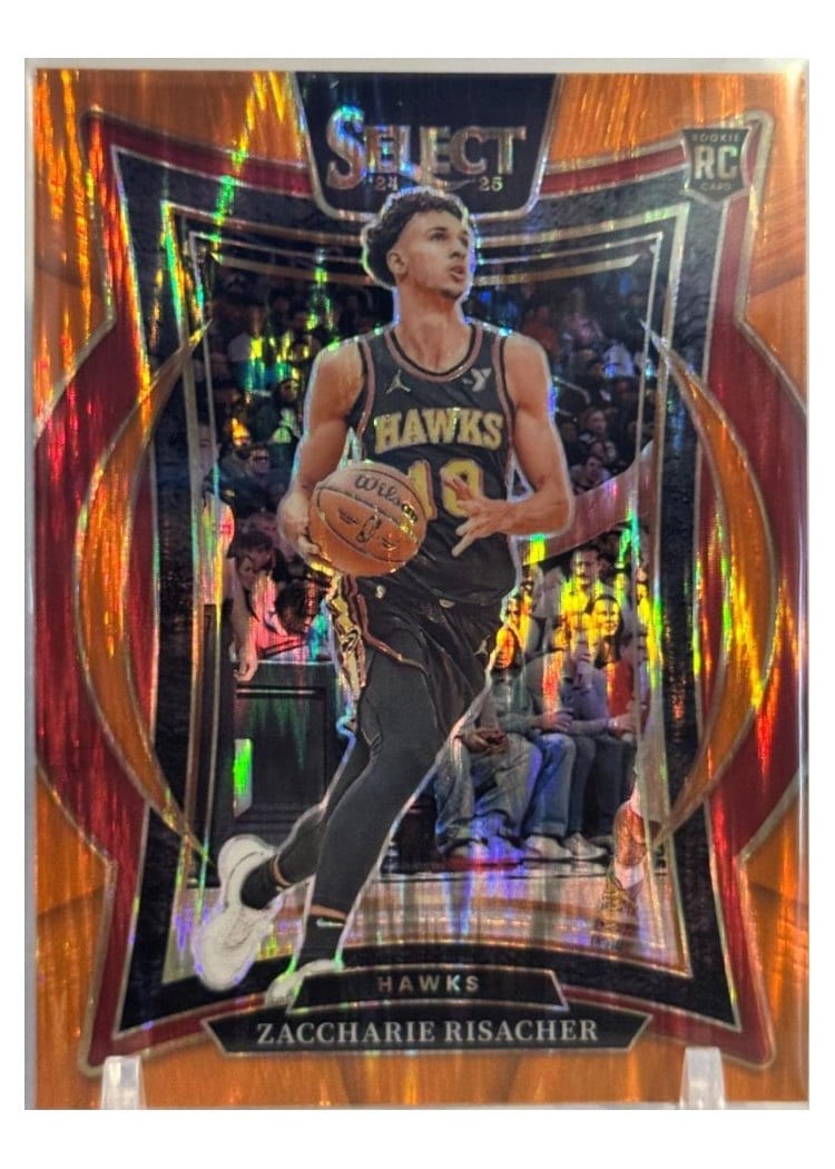 2024-25 Panini Select Base Set Zaccharie Risacher #86 card