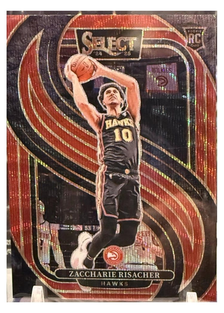 2024-25 Panini Select Base Set Zaccharie Risacher #86 card
