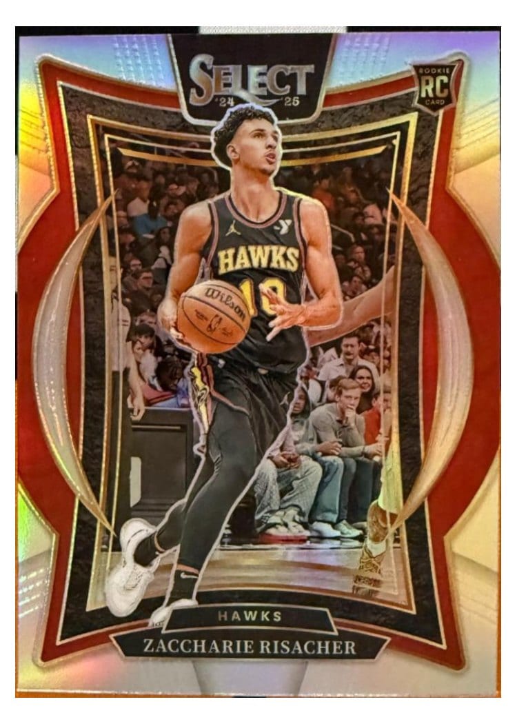 2024-25 Panini Select Base Set Zaccharie Risacher #86 card