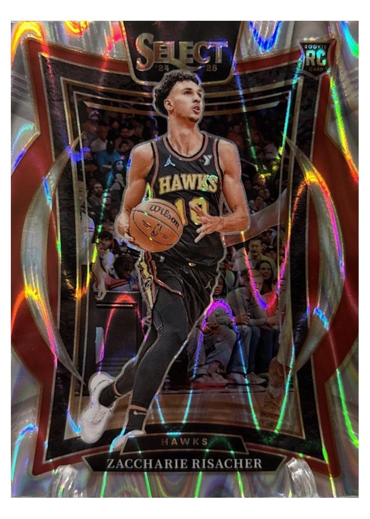 2024-25 Panini Select Base Set Zaccharie Risacher #86 card