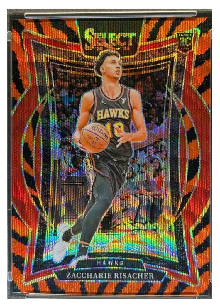 2024-25 Panini Select Base Set Zaccharie Risacher #86 card
