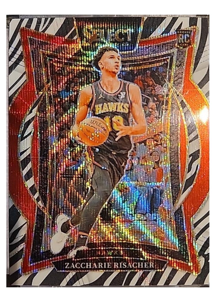 2024-25 Panini Select Base Set Zaccharie Risacher #86 card