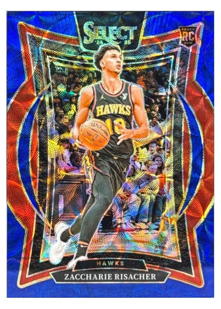 2024-25 Panini Select Base Set Zaccharie Risacher #86 card