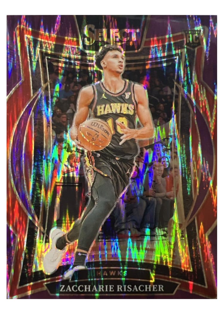 2024-25 Panini Select Base Set Zaccharie Risacher #86 card