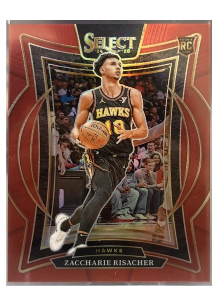 2024-25 Panini Select Base Set Zaccharie Risacher #86 card