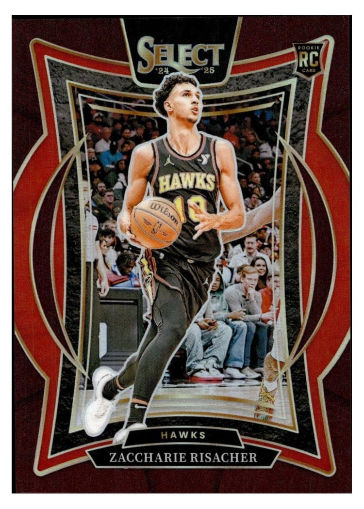 2024-25 Panini Select Base Set Zaccharie Risacher #86 card