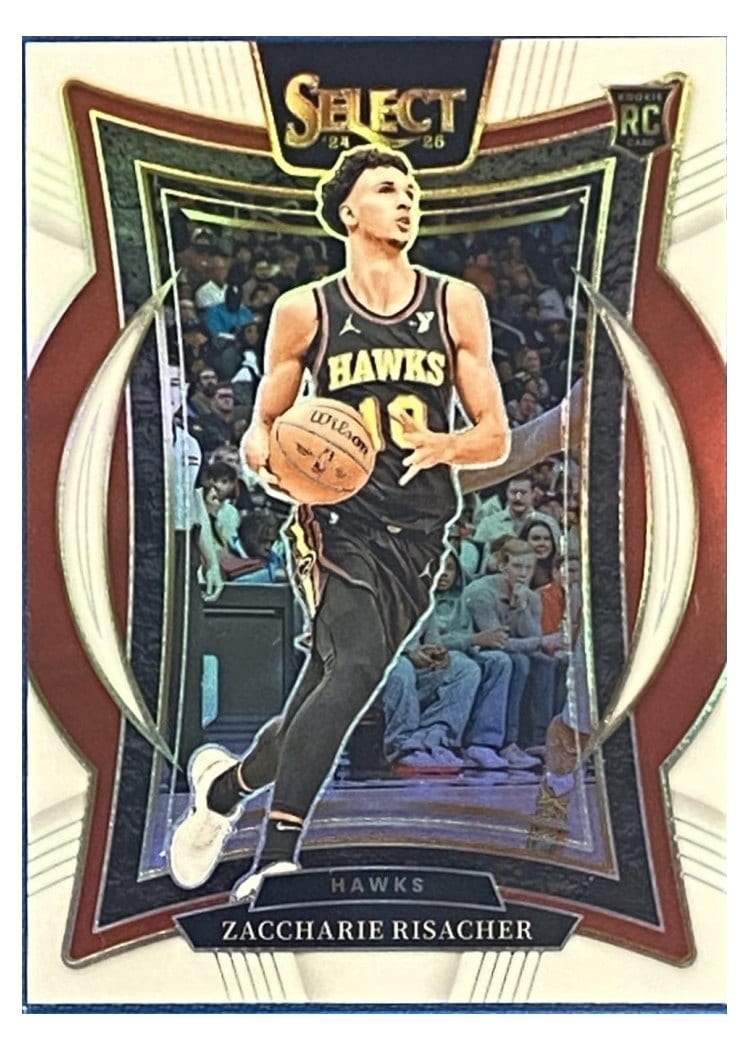 2024-25 Panini Select Base Set Zaccharie Risacher #86 card