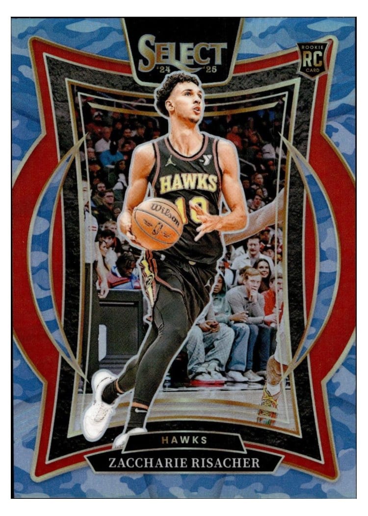 2024-25 Panini Select Base Set Zaccharie Risacher #86 card