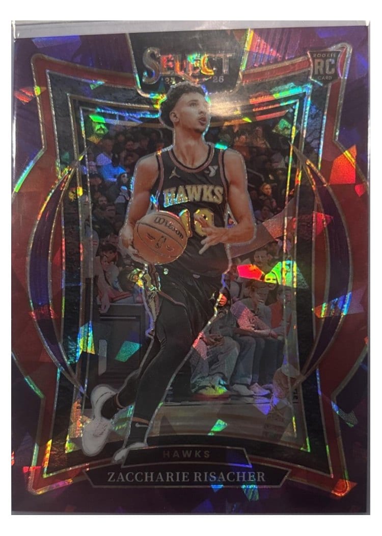2024-25 Panini Select Base Set Zaccharie Risacher #86 card