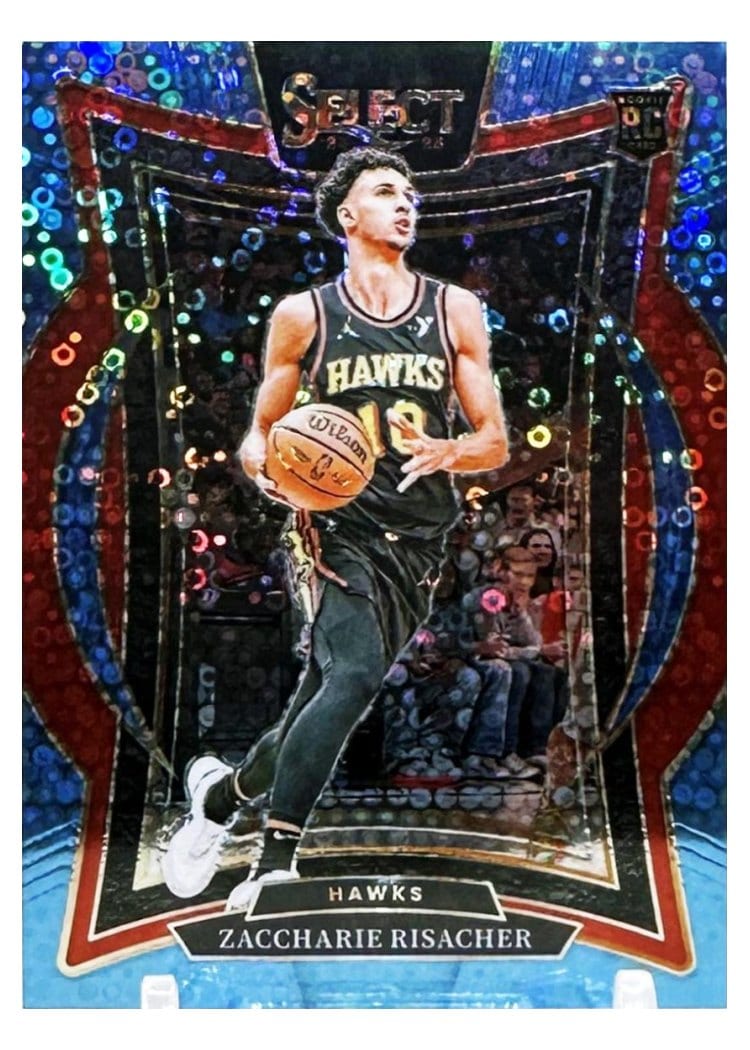 2024-25 Panini Select Base Set Zaccharie Risacher #86 card