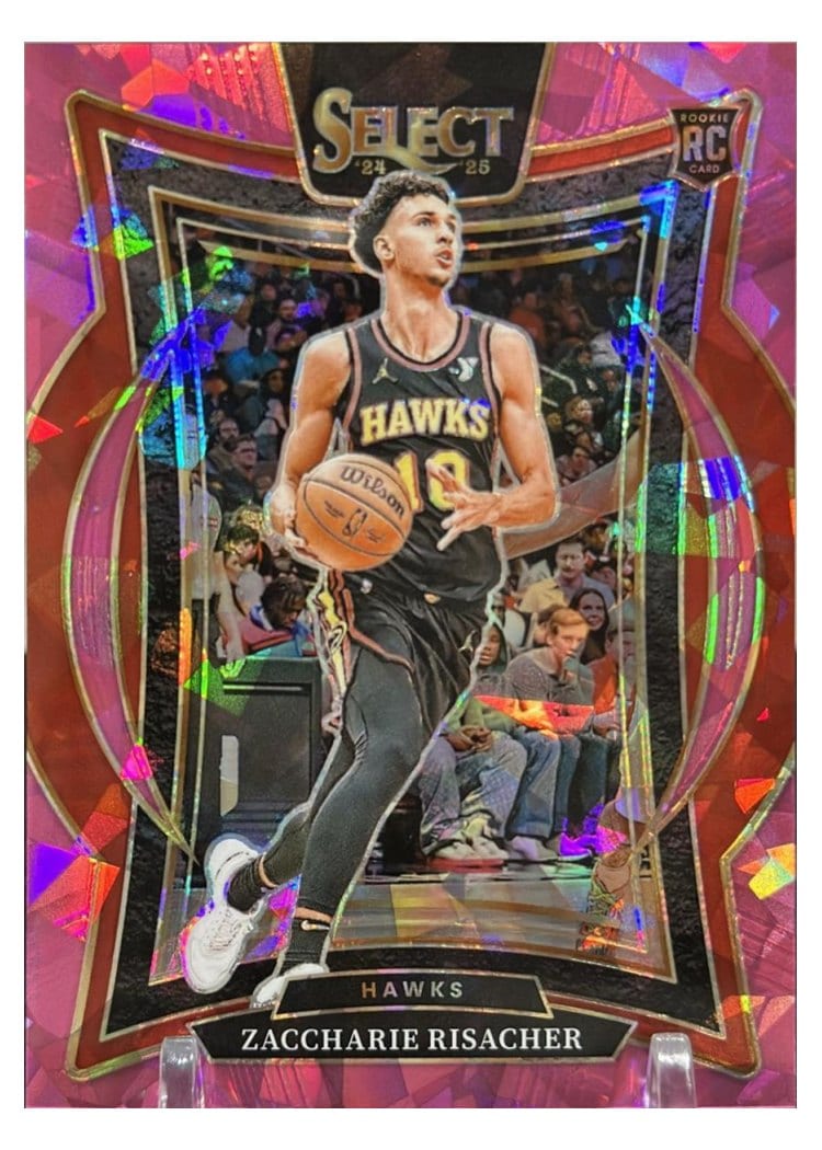2024-25 Panini Select Base Set Zaccharie Risacher #86 card