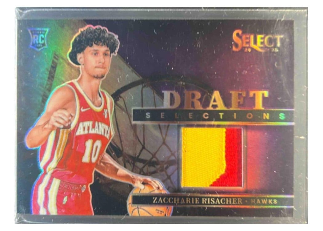 2024-25 Panini Select Base Set Zaccharie Risacher #86 card
