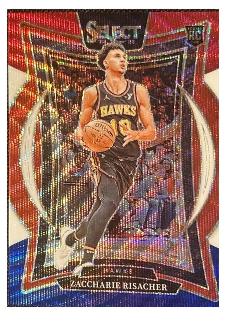 2024-25 Panini Select Base Set Zaccharie Risacher #86 card