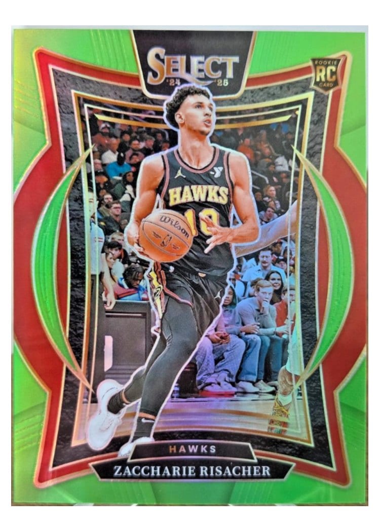 2024-25 Panini Select Base Set Zaccharie Risacher #86 card