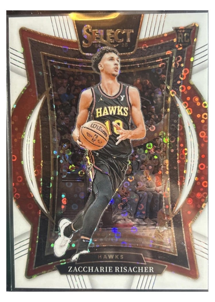 2024-25 Panini Select Base Set Zaccharie Risacher #86 card