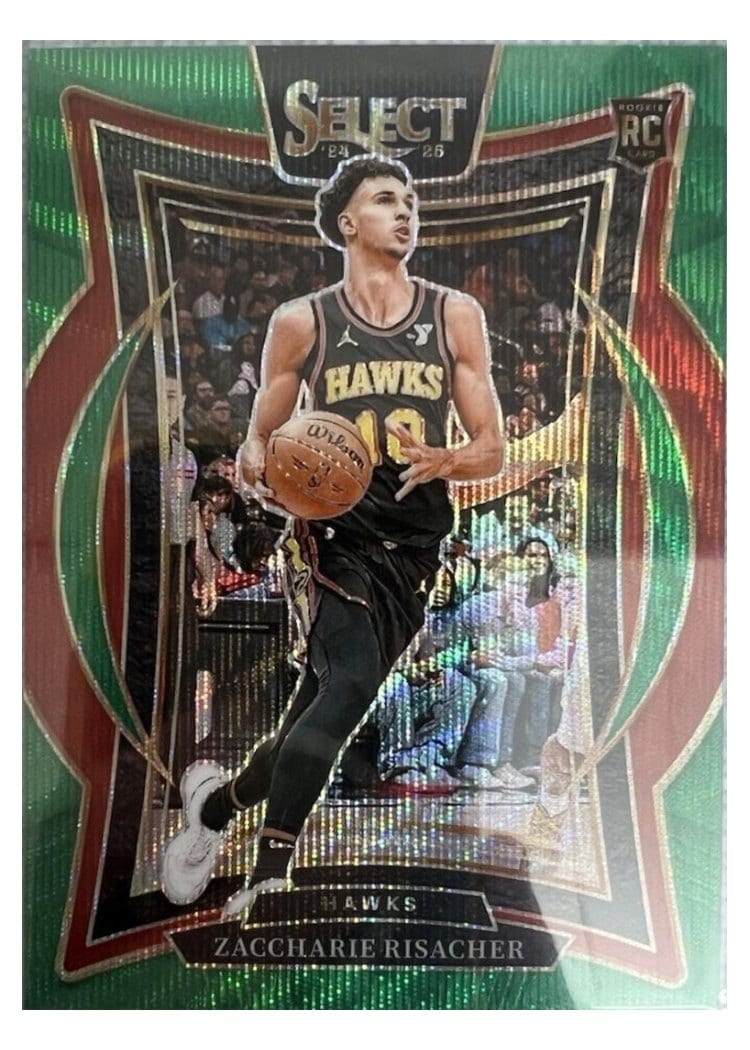 2024-25 Panini Select Base Set Zaccharie Risacher #86 card