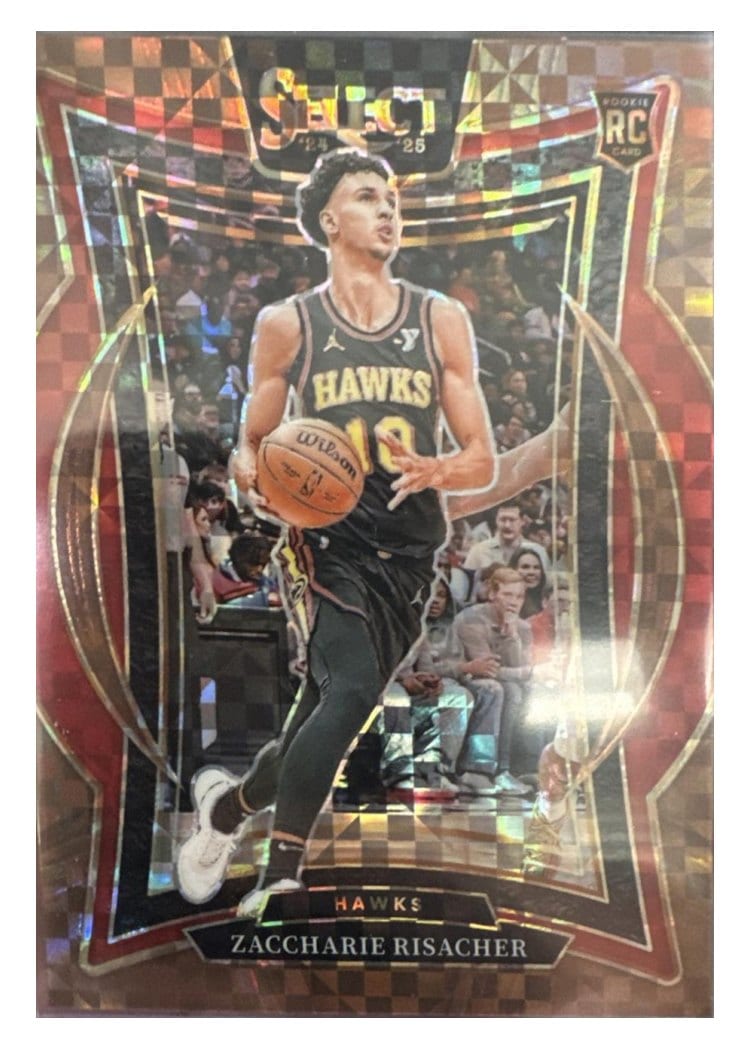 2024-25 Panini Select Base Set Zaccharie Risacher #86 card