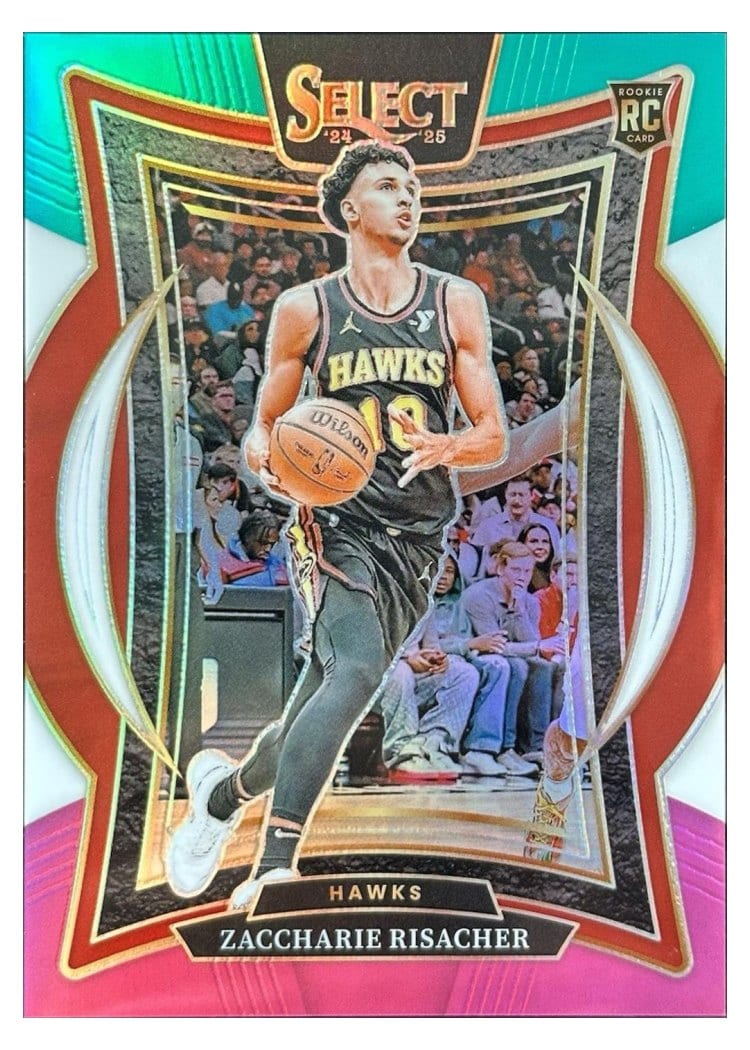 2024-25 Panini Select Base Set Zaccharie Risacher #86 card