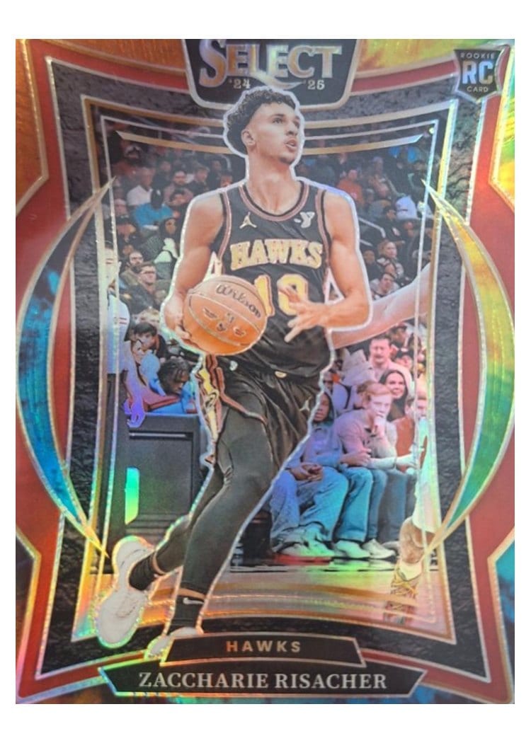 2024-25 Panini Select Base Set Zaccharie Risacher #86 card