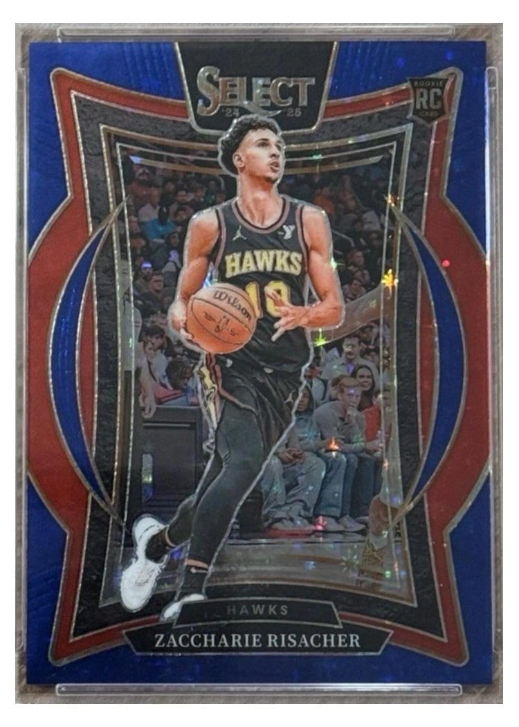 2024-25 Panini Select Base Set Zaccharie Risacher #86 card
