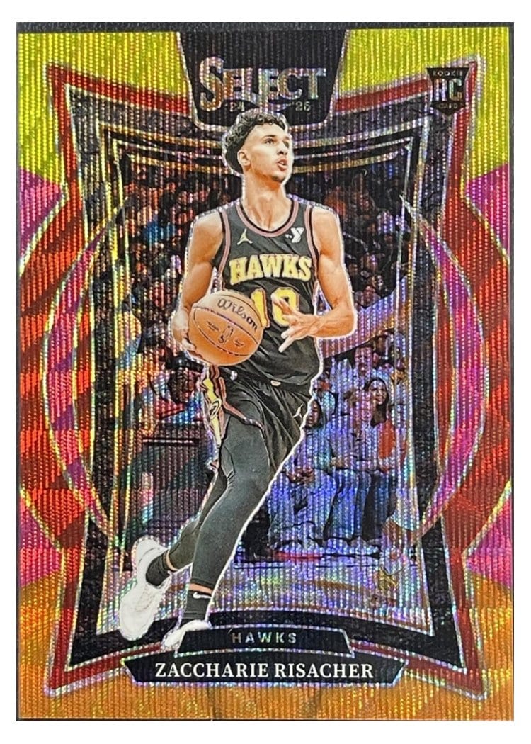 2024-25 Panini Select Base Set Zaccharie Risacher #86 card
