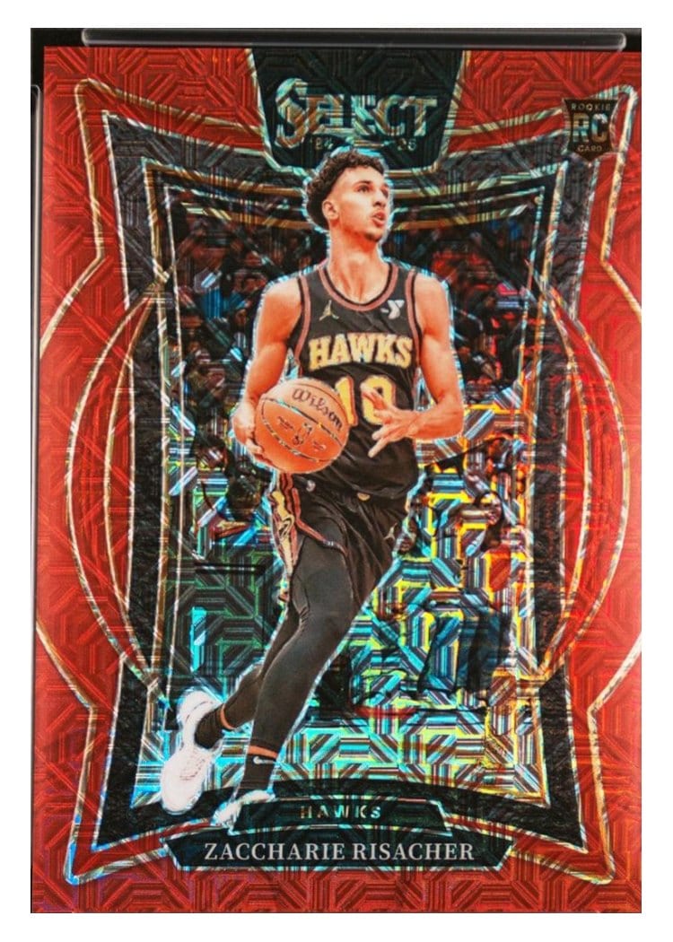 2024-25 Panini Select Base Set Zaccharie Risacher #86 card