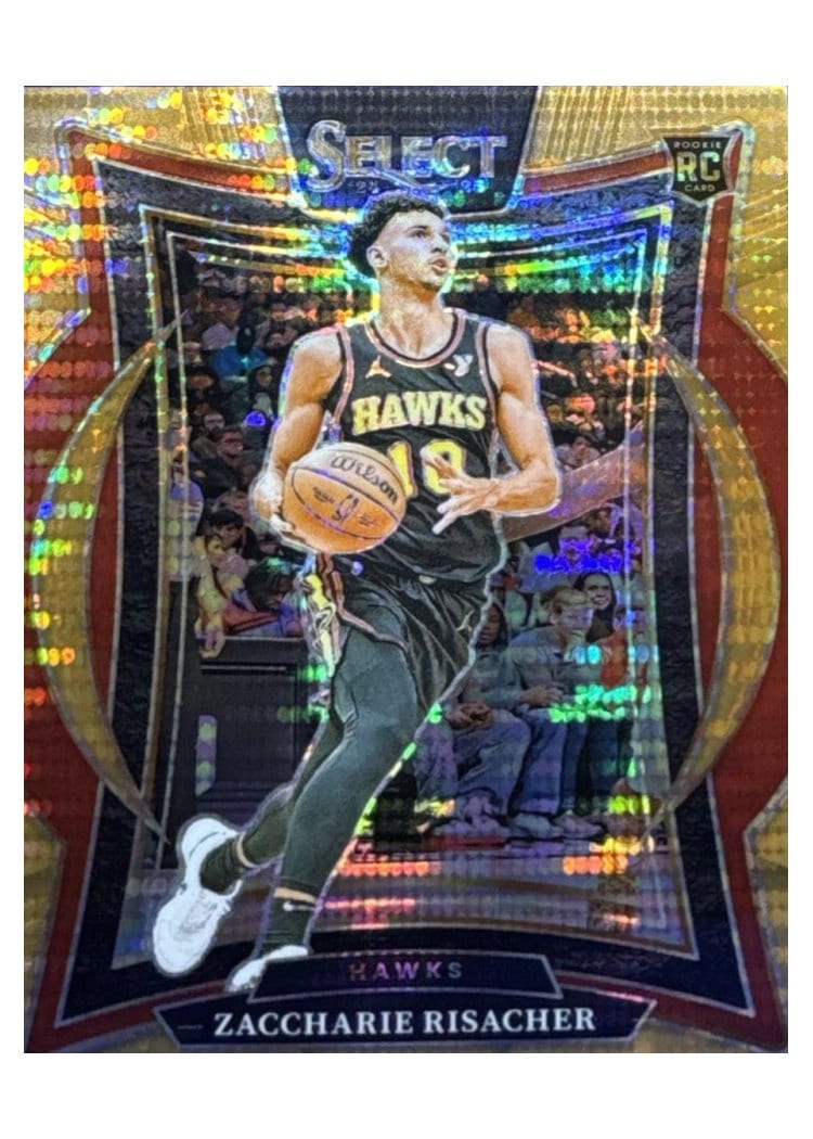 2024-25 Panini Select Base Set Zaccharie Risacher #86 card