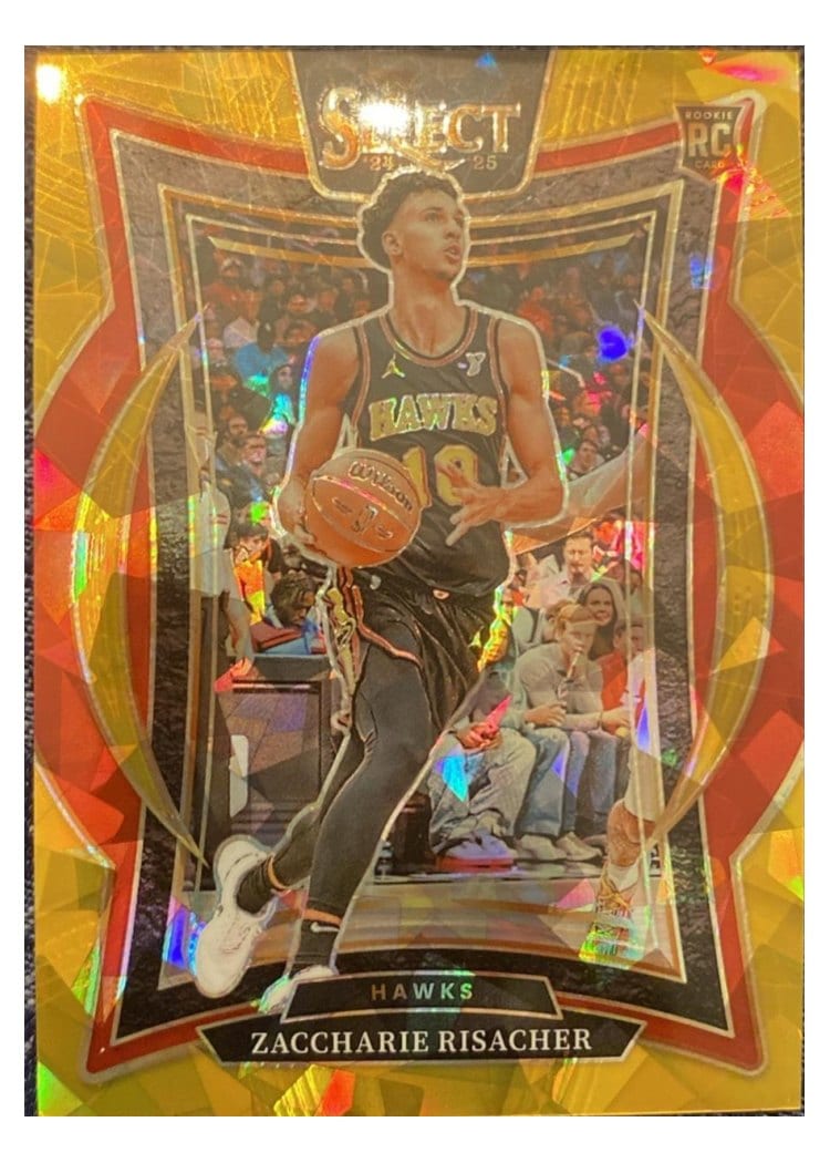 2024-25 Panini Select Base Set Zaccharie Risacher #86 card