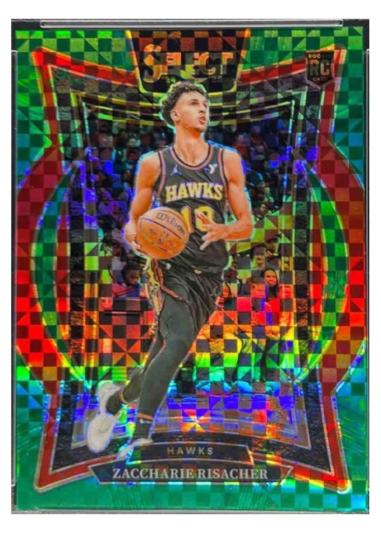 2024-25 Panini Select Base Set Zaccharie Risacher #86 card