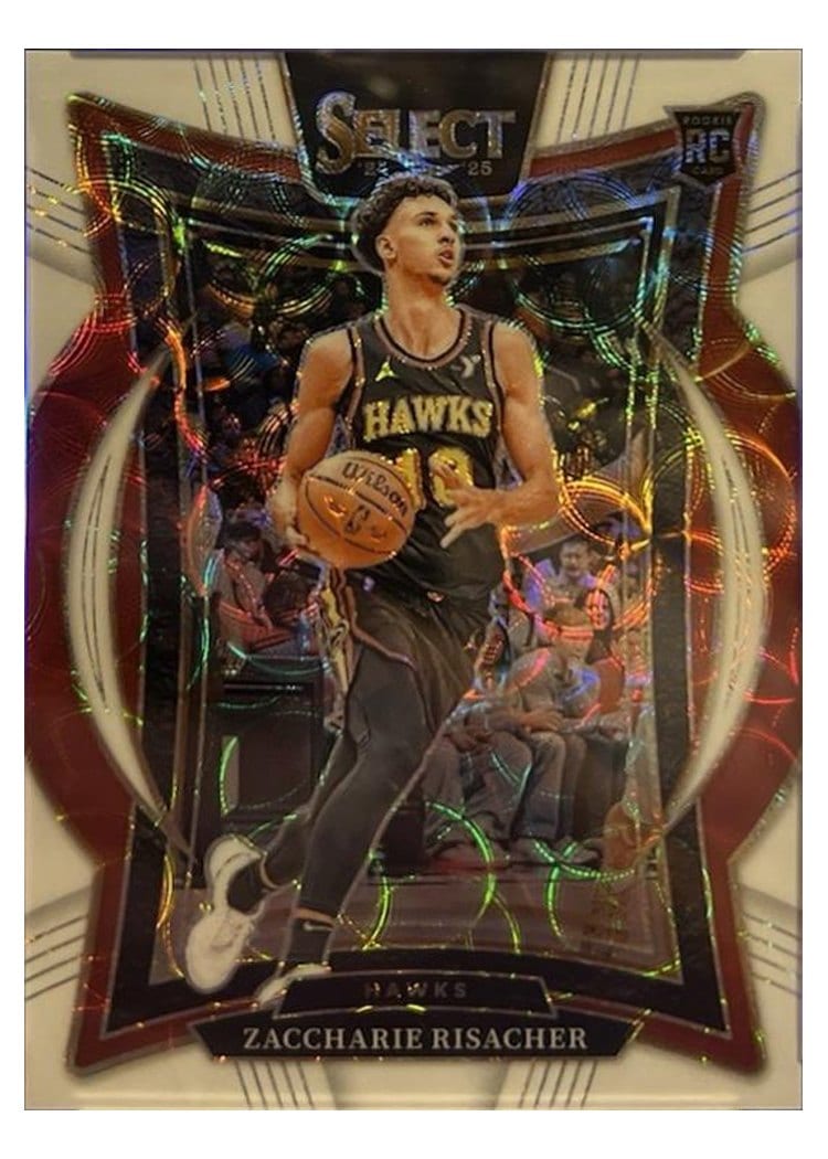 2024-25 Panini Select Base Set Zaccharie Risacher #86 card