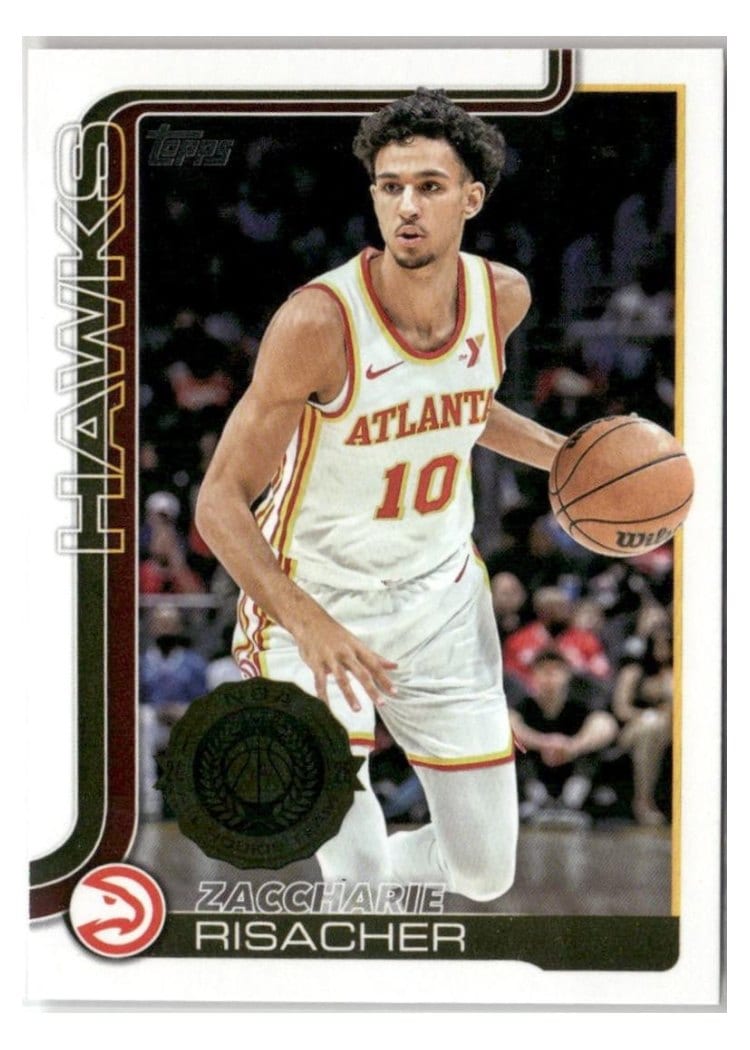 2025-26 Topps Base Set Zaccharie Risacher #62 card