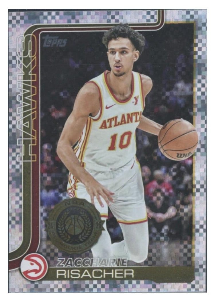 2025-26 Topps Base Set Zaccharie Risacher #62 card